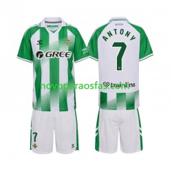 Camisolas Real Betis Anthoy 7 Criança Casa 2026-2027 Manga Curta