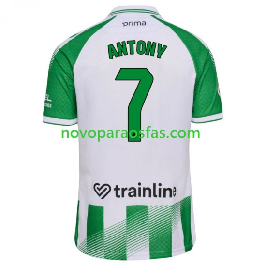 Camisolas Real Betis Antony 7 Homem Casa 2026-2027 Manga Curta