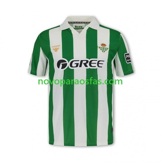 Camisolas Real Betis Retro Homem Casa 2025-2026 Manga Curta