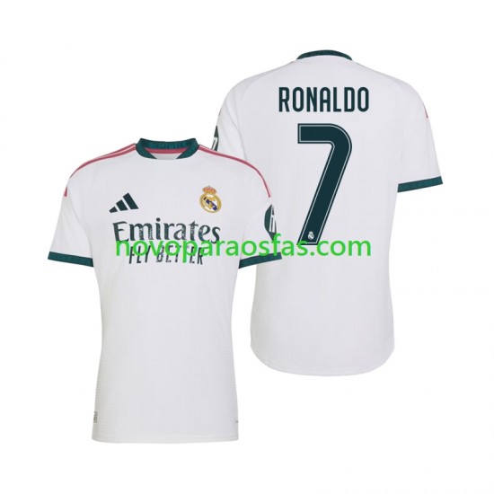 Camisolas Real Madrid Cristiano Ronaldo 7 Homem Casa 2026-2027 Manga Curta