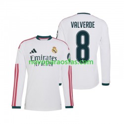 Camisolas Real Madrid Federico Valverde 8 Homem Casa 2026-2027 Manga Comprida
