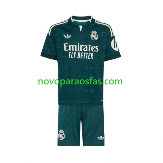 Camisolas Real Madrid Criança Visitante 2026-2027 Manga Curta