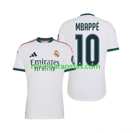 Camisolas Real Madrid Mbappé Kylian 10 Homem Casa 2026-2027 Manga Curta