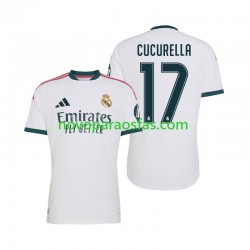 Camisolas Real Madrid Marc Cucurella 17 Homem Casa 2026-2027 Manga Curta