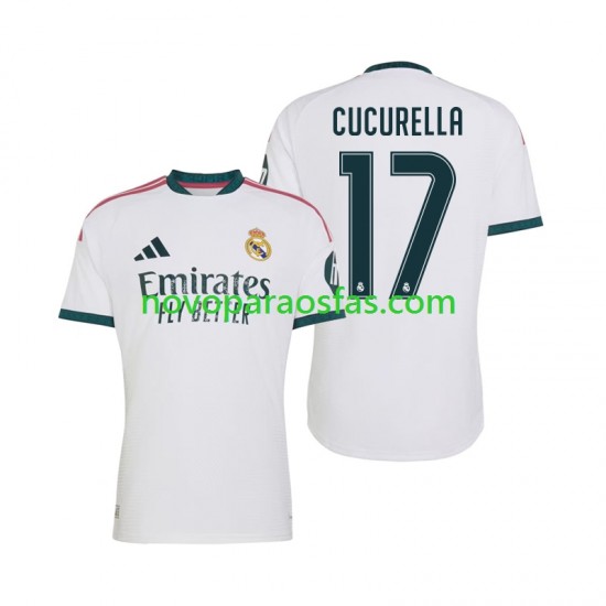 Camisolas Real Madrid Marc Cucurella 17 Homem Casa 2026-2027 Manga Curta