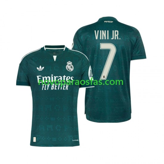 Camisolas Real Madrid Vinicius Junior 7 Homem Visitante 2026-2027 Manga Curta