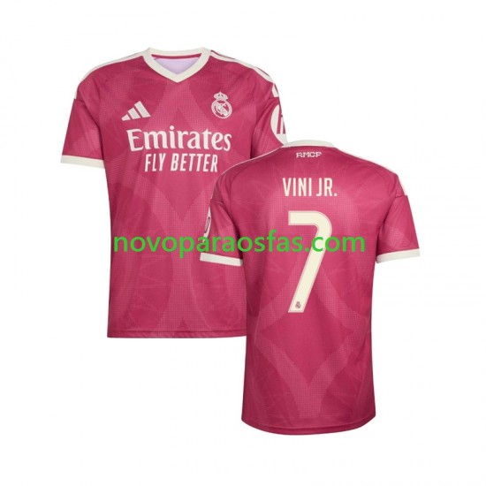 Camisolas Real Madrid Vinicius Junior 7 Homem Alternativo 2026-2027 Manga Curta
