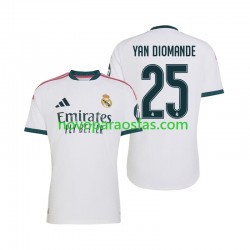 Camisolas Real Madrid Yan Diomande 25 Homem Casa 2026-2027 Manga Curta
