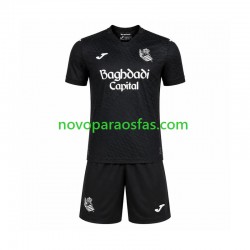 Camisolas Real Sociedad Criança Visitante 2026-2027 Manga Curta
