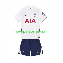 Camisolas Tottenham Hotspur Criança Casa 2026-2027 Manga Curta
