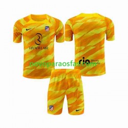 Camisolas Atlético Madrid Orangecolor Guarda-redes Criança 2023-2024 Manga Curta
