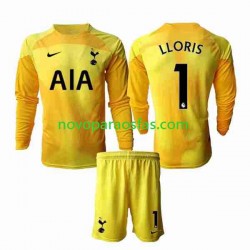 Camisolas Tottenham Hotspur Hugo Lloris 1 Guarda-redes Criança Casa 2022-2023 Manga Comprida