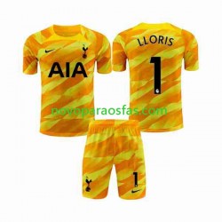 Camisolas Tottenham Hotspur Hugo Orangecolor Guarda-redes Criança Visitante 2023-2024 Manga Curta