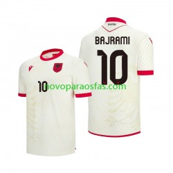 Camisolas Albânia Nedim Bajrami 10 Homem Visitante Copa do Mundo 2026 Manga Curta