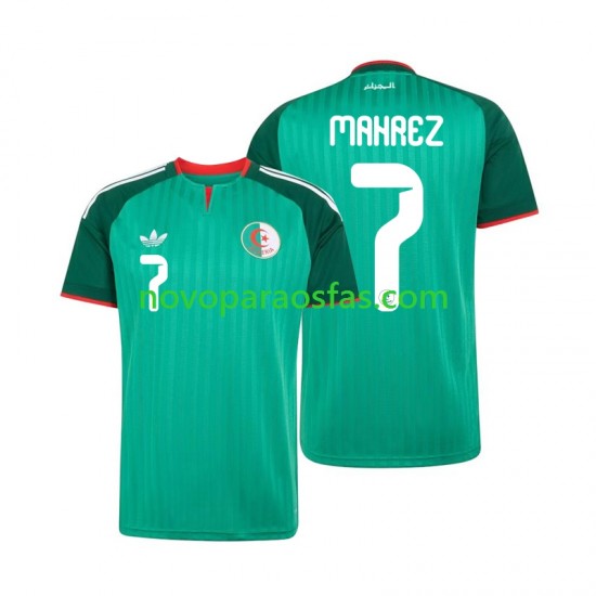 Camisolas Argélia Riyad Mahrez 7 Homem Visitante 2026 Manga Curta
