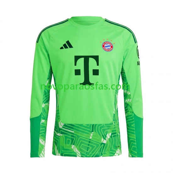 Camisolas Bayern de Munique Guarda-redes Homem Casa 2026-2027 Manga Comprida