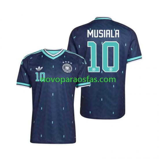 Camisolas Alemanha Jamal Musiala 10 Homem Visitante Copa do Mundo 2026 Manga Curta