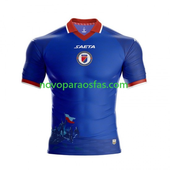 Camisolas Haiti Homem Casa Copa do Mundo 2026 Manga Curta