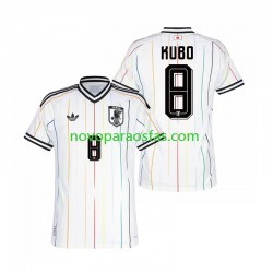 Camisolas Japão Kubo 8 Homem Visitante Copa do Mundo 2026 Manga Curta