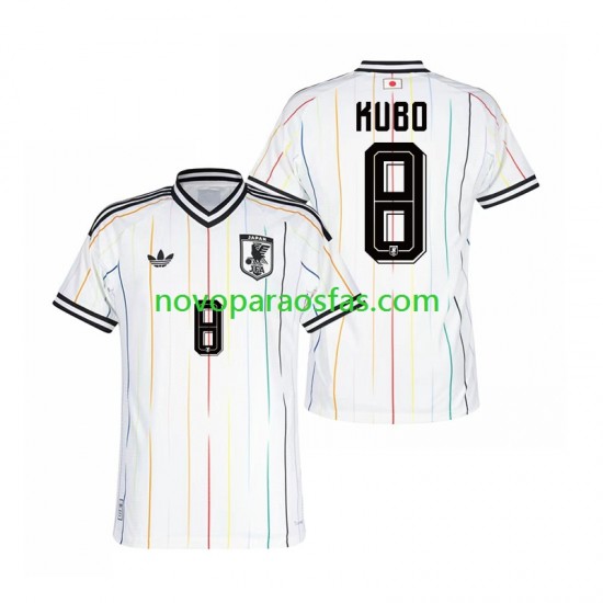 Camisolas Japão Kubo 8 Homem Visitante Copa do Mundo 2026 Manga Curta