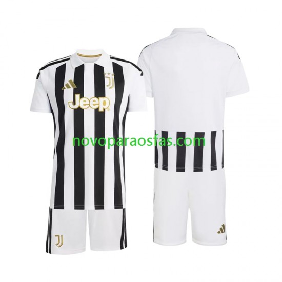 Camisolas Juventus Criança Casa 2026-2027 Manga Curta