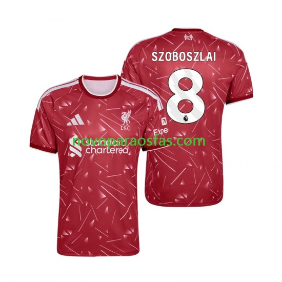 Camisolas Liverpool Dominik Szoboszlai 8 Homem Casa 2026-2027 Manga Curta
