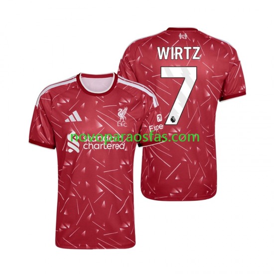 Camisolas Liverpool Florian Wirtz 7 Homem Casa 2026-2027 Manga Curta
