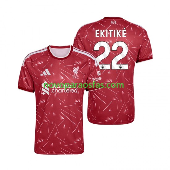 Camisolas Liverpool Hugo Ekitike 22 Homem Casa 2026-2027 Manga Curta