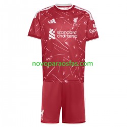Camisolas Liverpool Criança Casa 2026-2027 Manga Curta