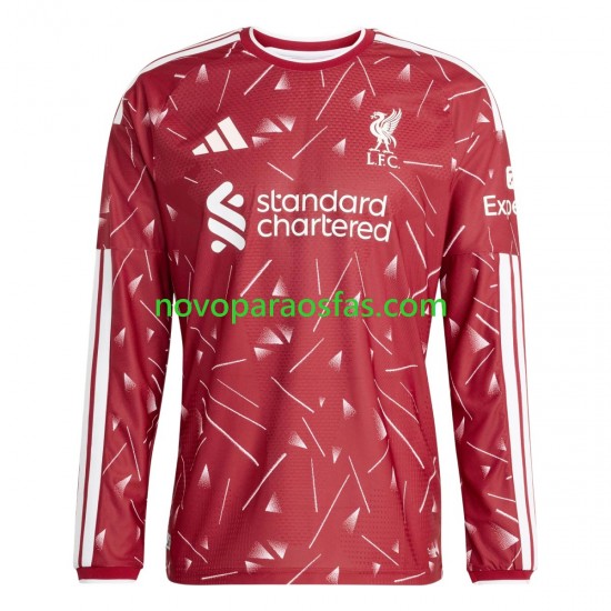 Camisolas Liverpool Homem Casa 2026-2027 Manga Comprida