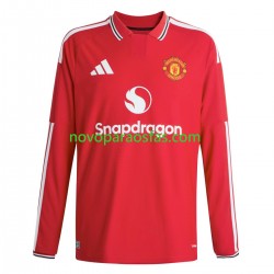 Camisolas Manchester United Homem Casa 2026-2027 Manga Comprida
