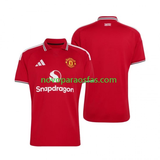 Camisolas Manchester United Homem Casa 2026-2027 Manga Curta
