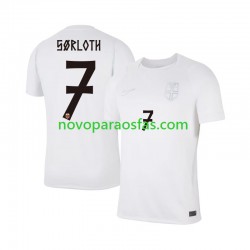 Camisolas Noruega Alexander Sorloth 7 Homem Alternativo Copa do Mundo 2026 Manga Curta
