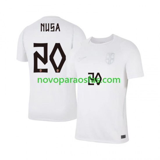 Camisolas Noruega Antonio NUSA 20 Homem Alternativo Copa do Mundo 2026 Manga Curta