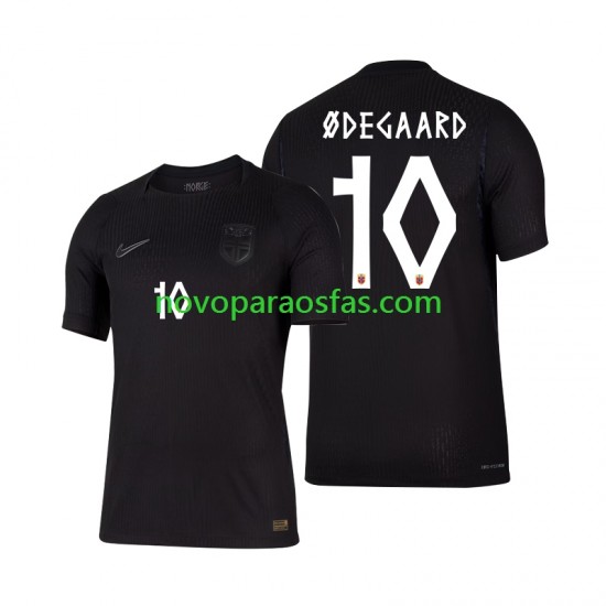 Camisolas Noruega Martin Odegaard 10 Homem Visitante Copa do Mundo 2026 Manga Curta
