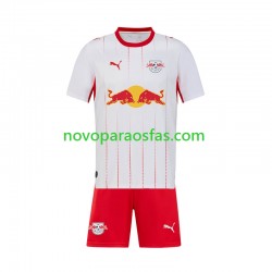 Camisolas RB Leipzig Criança Casa 2026-2027 Manga Curta