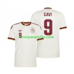 Camisolas Espanha Gavi 9 Homem Visitante Copa do Mundo 2026 Manga Curta