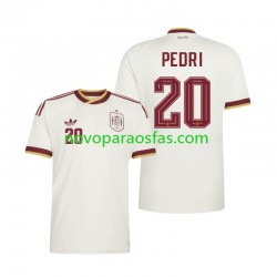 Camisolas Espanha Pedri 20 Homem Visitante Copa do Mundo 2026 Manga Curta