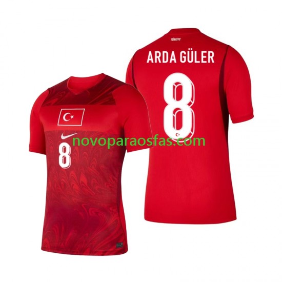 Camisolas Turquia Arda Guler 8 Homem Casa Copa do Mundo 2026 Manga Curta