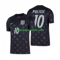 Camisolas Estados Unidos Christian Pulisic 10 Homem Visitante Copa do Mundo 2026 Manga Curta