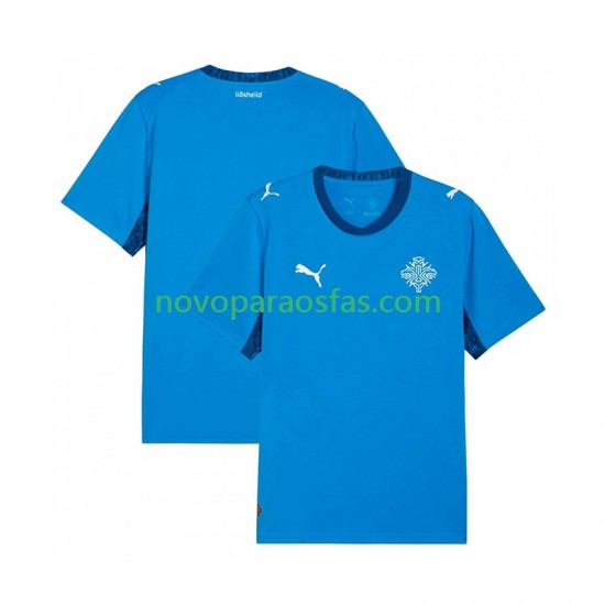 Camisolas Islândia Homem Casa 2026 Manga Curta