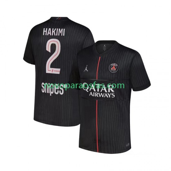 Camisolas Paris Saint-Germain Achraf Hakimi 2 Homem Quarto 2025-2026 Manga Curta