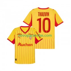 Camisolas RC Lens Florian Thauvin 10 Homem Casa 2025-2026 Manga Curta