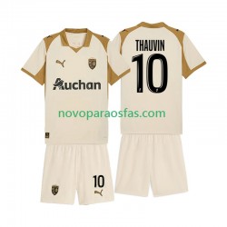 Camisolas RC Lens Florian Thauvin 10 Criança Alternativo 2025-2026 Manga Curta