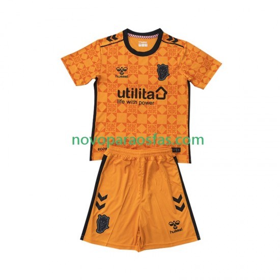 Camisolas Sunderland Guarda-redes Criança Alternativo 2025-2026 Manga Curta