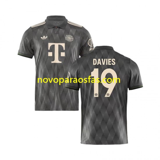 Camisolas Bayern de Munique DAVIES 19 Octoberfest Homem Quarto 2024-2025 Manga Curta