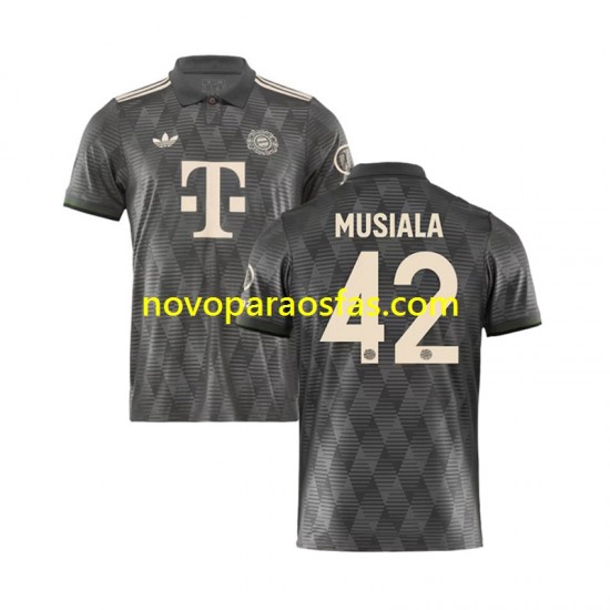 Camisolas Bayern de Munique MUSIALA 42 Octoberfest Homem Quarto 2024-2025 Manga Curta