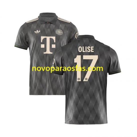Camisolas Bayern de Munique OLISE 17 Octoberfest Homem Quarto 2024-2025 Manga Curta