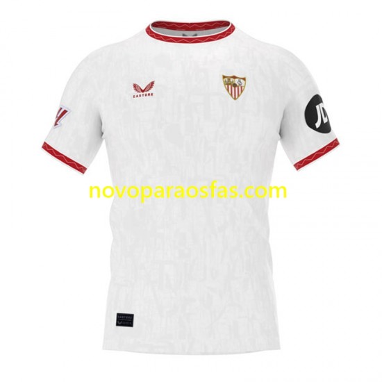 Camisolas Sevilla FC Homem Casa 2024 Manga Curta