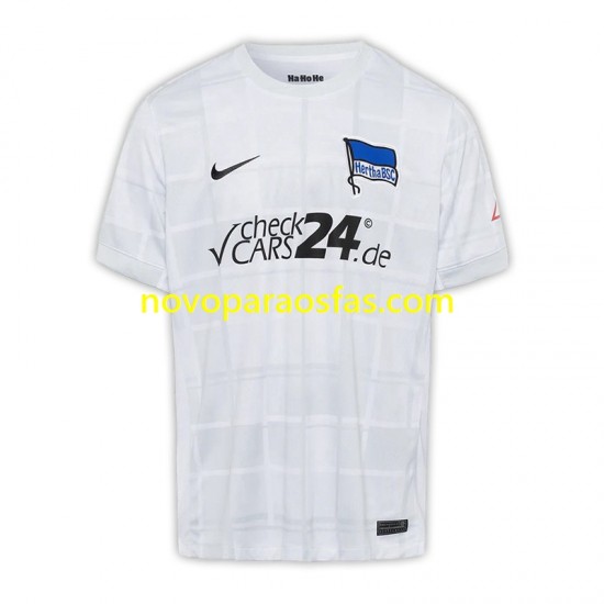 Camisolas Hertha BSC Homem Quarto 2024-2025 Manga Curta